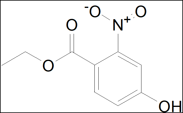 etile 4-idrossi-2-nitrobenzoato; N. CAS: 104356-27-6